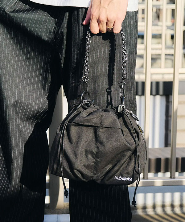 Subciety（サブサエティ） ショルダーバッグ SUBCIETY Kinchaku 2way