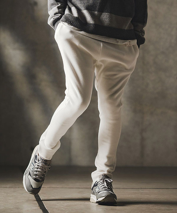 2025 秋冬 1st 先行予約 8月中旬〜下旬入荷予定 GLIMCLAP グリム High-rise slim-fit pants-Bonded fleece-lined double-knit fabric- GLIMCLAP 2025 秋冬 1st 先行予約 8月中旬〜下旬入荷予定 グリム