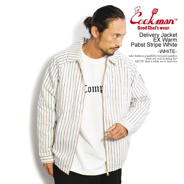 クックマン ジャケット COOKMAN Delivery Jacket EX Warm Pabst Stripe