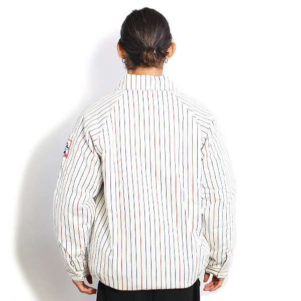 クックマン ジャケット COOKMAN Delivery Jacket EX Warm Pabst Stripe White -WHITE- メンズ  デリバリージャケット 中綿ジャケット : 221-23448 : ARTIF - 通販 - Yahoo!ショッピング