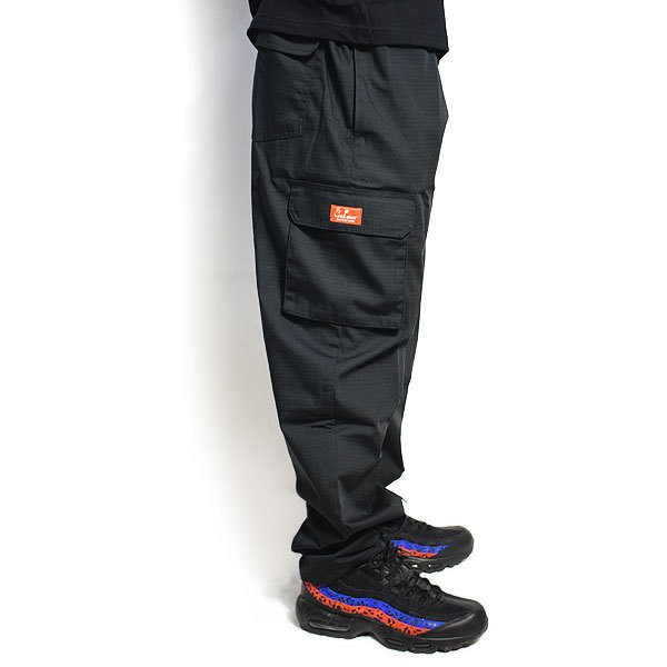 COOKMAN クックマン シェフパンツ カーゴパンツ CHEF CARGO PANTS RIPSTOP BLACK メンズ レディース 男女兼用  イージパンツ コックマン :231-01843:ARTIF - 通販 - Yahoo!ショッピング