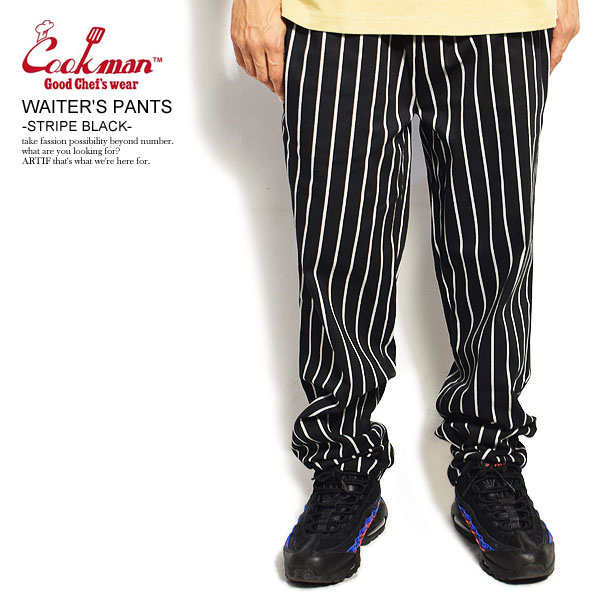 COOKMAN（クックマン） ウェイターズパンツ WAITERS PANTS STRIPE