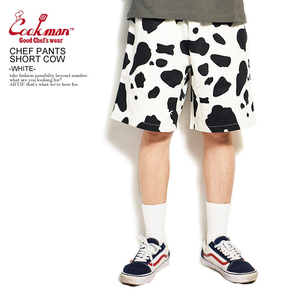 【冬バーゲン★】 PANTS CHEF ショートパンツ クックマン COOKMAN SHORT WHITE COW ミュージシャン