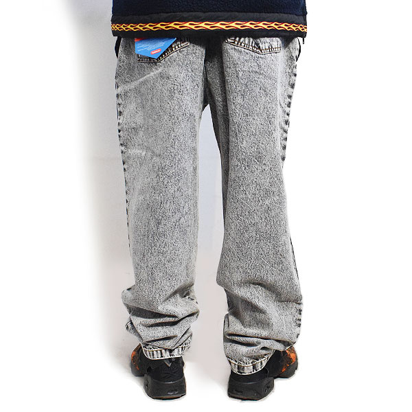 クックマン パンツ COOKMAN Chef Pants Snow Washed Denim Black