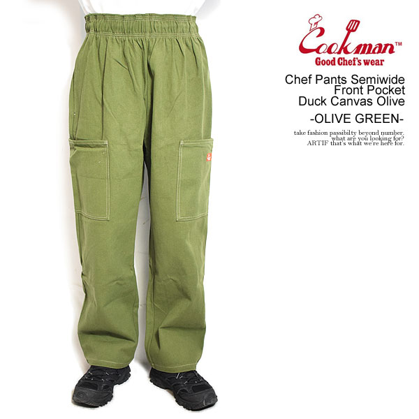 COOKMAN（クックマン） パンツ COOKMAN Chef Pants Semiwide Front