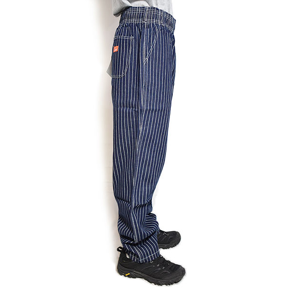 クックマン シェフパンツ カーペンターズ パンツ ストライプ デニム COOKMAN Chef Pants Carpenter’s Pants Wabash Denim Navy 43850 COOKMAN（クックマン） パンツ COOKMAN Carpenter's Pants Wabash