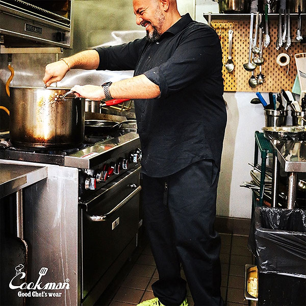 Cookman 上下セットアップ 黒 M 美品 定価17,930 COOKMAN（クックマン） Chef Pants Semiwide Front Pocket Duck Canvas