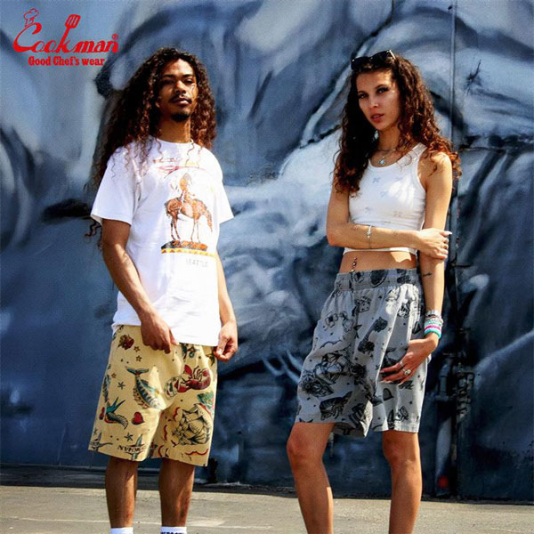 【​限​定​販​売​】 COOKMAN クックマン ショートパンツ Chef Pants Short Old パンツ