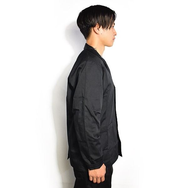 80's CINTAS クックマンジャケット 黒 春物 COOKMAN クックマン ジャケット LAB JACKET BLACK メンズ ラボ
