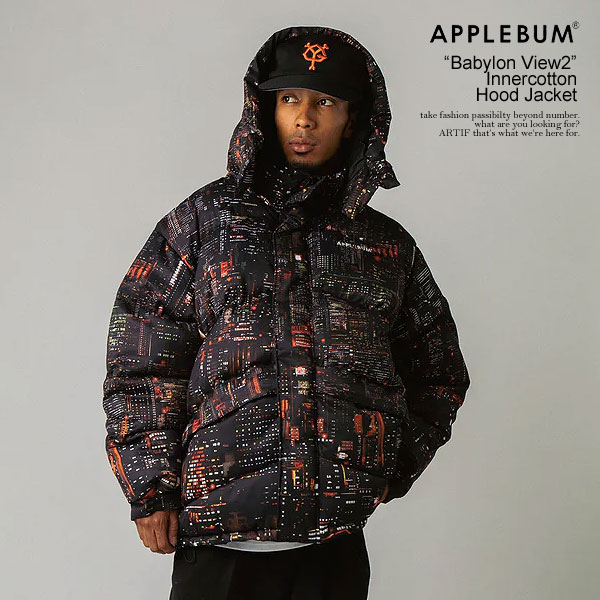良品 アップルバム PIXEL INNERCOTTON HOOD JACKET APPLEBUM（アップルバム） SALE セール ジャケット “Babylon View2