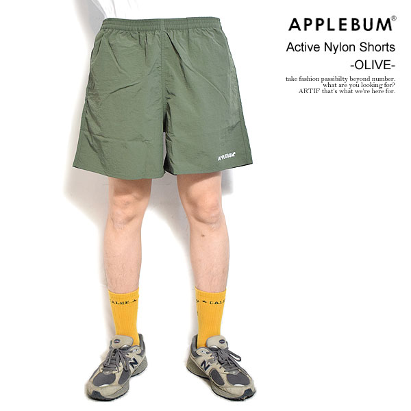 新品 Divided States of Olive ナイロンショーツ XL APPLEBUM（アップルバム） SALE セール ショートパンツ APPLEBUM