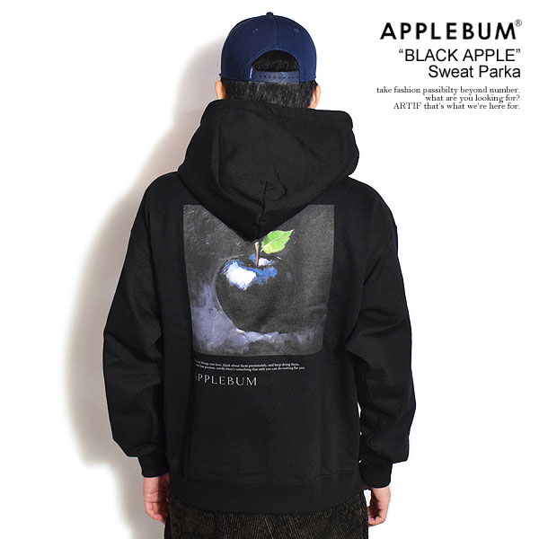 APPLEBUM ブラック プルオーバーパーカー　XL APPLEBUM（アップルバム） プルオーバーパーカー X-LARGE ブラック