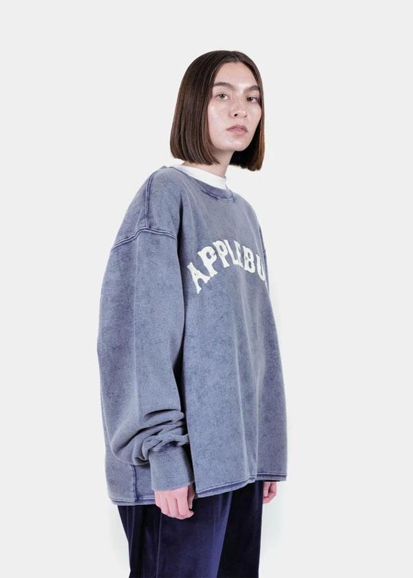 APPLEBUM アップルバム “Old Baseball” Crew Sweat メンズ スウェット トレーナー ヘビーウェイト 11オンス 送料無料 atftps APPLEBUM（アップルバム） スウェット “Old Baseball” Crew Sweat