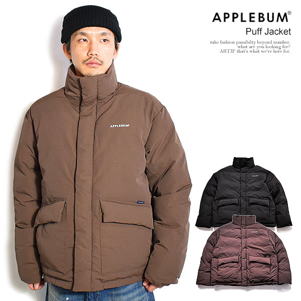 アップルバム　パフジャケット　XL　カーキ APPLEBUM（アップルバム）の「Down Mix Hood Jacket（ダウンジャケット