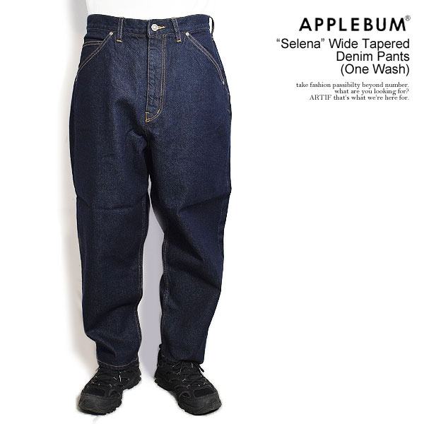 APPLEBUM（アップルバム） パンツ “Selena” Wide Tapered Denim Pants