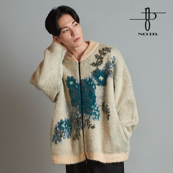 NO ID.（ノーアイディー） SALE セール ジャケット フラワーJQニットMA