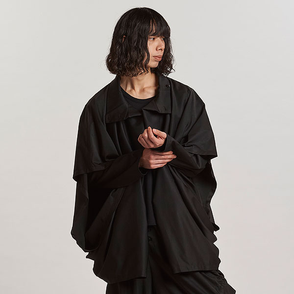 2025 秋 先行予約 10月上旬入荷予定 NO ID. BLACK ノーアイディー マルチWAYレイヤードコクーンコート コート キャンセル不可 atfjkt NO ID.（ノーアイディー） 2025 秋 先行予約 10月上旬入荷予定 コート