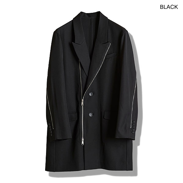 2025 冬 先行予約 11月上旬入荷予定 NO ID. BLACK ノーアイディー チェンジングZIP-2BチェスターJKT キャンセル不可 atfjkt NO ID.（ノーアイディー） 2025 冬 先行予約 11月上旬入荷予定