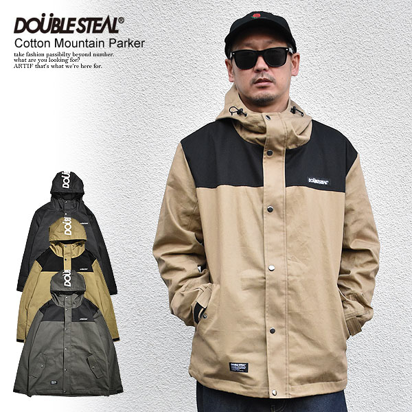 SALE セール DOUBLE STEAL ダブルスティール ジャケット マウンテンパーカー Cotton Mountain Parker メンズ  おしゃれ