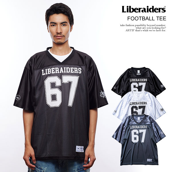 Liberaiders フットボールTシャツ メッシュ L 未使用 SALE セール リベレイダース Tシャツ Liberaiders LIBERAIDERS