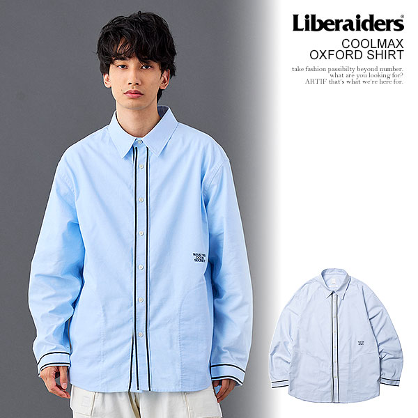 リベレイダース シャツ Liberaiders COOLMAX OXFORD SHIRT メンズ 長袖 
