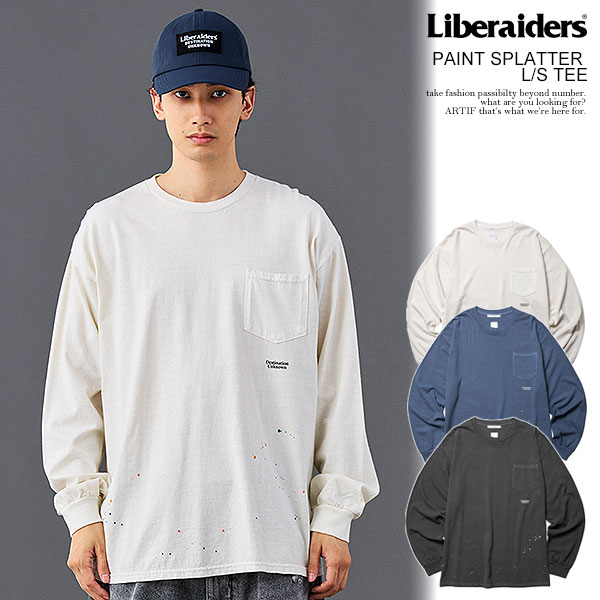 SALE セール リベレイダース Tシャツ Liberaiders PAINT SPLATTER L/S