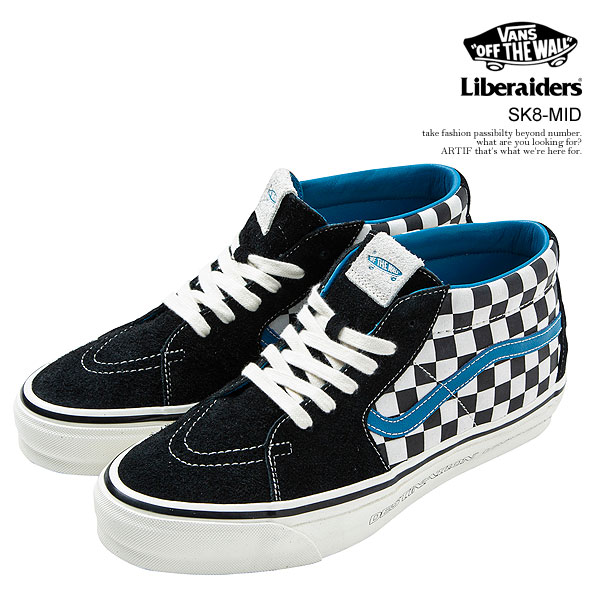 ヴァンズ×リベレイダース スニーカー VANS×Liberaiders Sk8-Mid Reissue 98 メンズ コラボ スケートミッド vans  送料無料 ストリート : 749022408 : ARTIF - 通販 - Yahoo!ショッピング