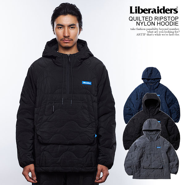 リベレイダース パーカー Liberaiders QUILTED RIPSTOP NYLON