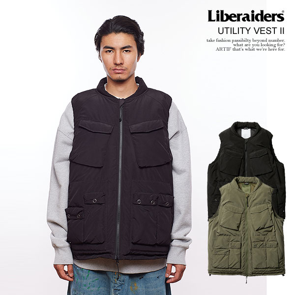 リベレイダース ベスト Liberaiders UTILITY VEST II メンズ 中綿