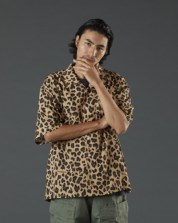 リベレイダース シャツ Liberaiders LEOPARD RAYON SHIRT メンズ 半袖