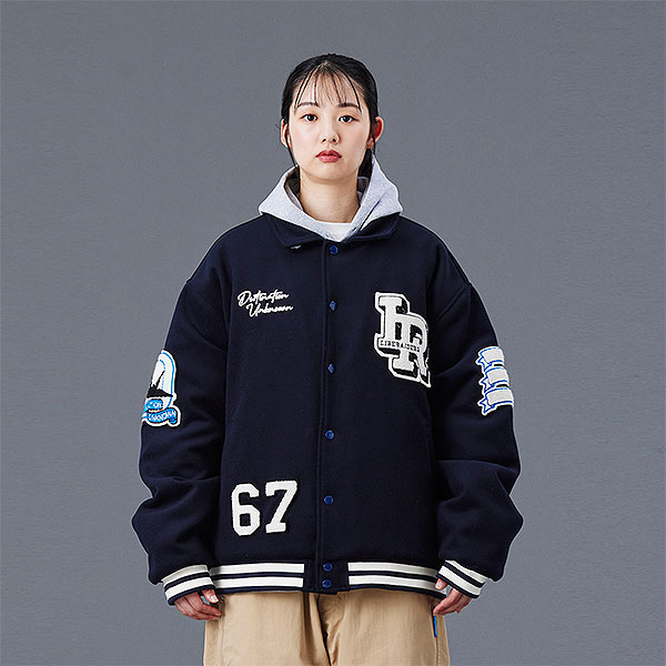 リベレイダース LR バーシティジャケット ブルー L SALE セール リベレイダース ジャケット Liberaiders LR VARSITY