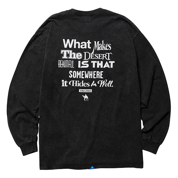 リベレイダース Tシャツ Liberaiders MULTI FONT L/S TEE メンズ 長袖