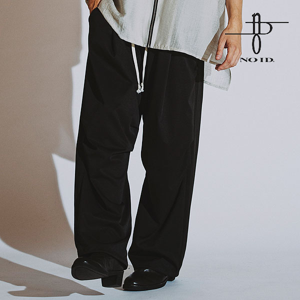 NO ID. ノーアイディー パンツ イージーバギーパラシュートトラウザー
