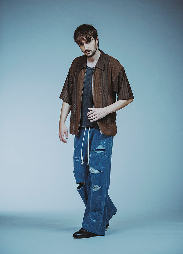 NO ID.（ノーアイディー） SALE セール ジャケット チェンジングニット