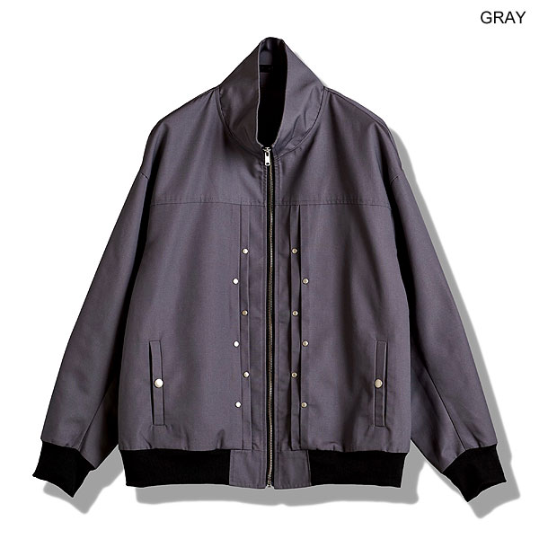 NO ID. レザー トラックジャケット 試着程度 NO ID.（ノーアイディー） 革ジャン ライダース 「NO ID.」Melton Twin