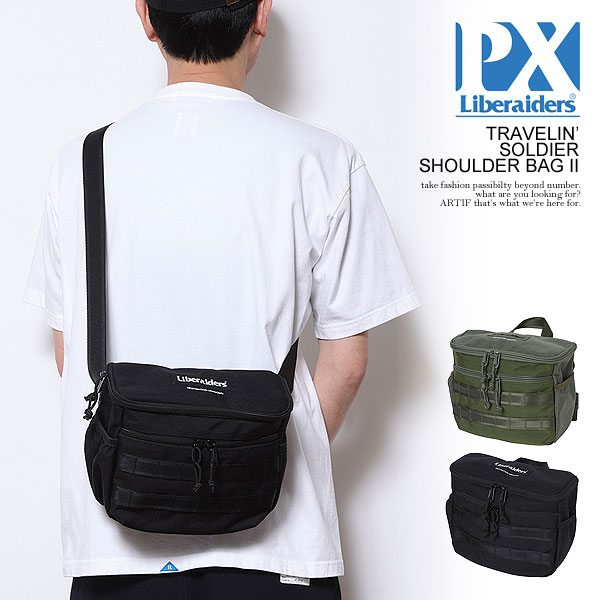 Liberaiders（R） - リベレイダース Liberaiders バックパック バッグ 黒 格安！ Liberaiders PX リベレイダース ショルダーバッグ ROGER