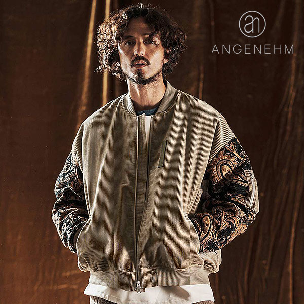 ANGENEHM（アンゲネーム） ジャケット ANGENEHM Mixed Fabric Bomber