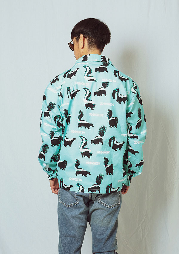 SALE セール アニマリア シャツ ANIMALIA SWAGGER L/S SHIRTS -SKUNK