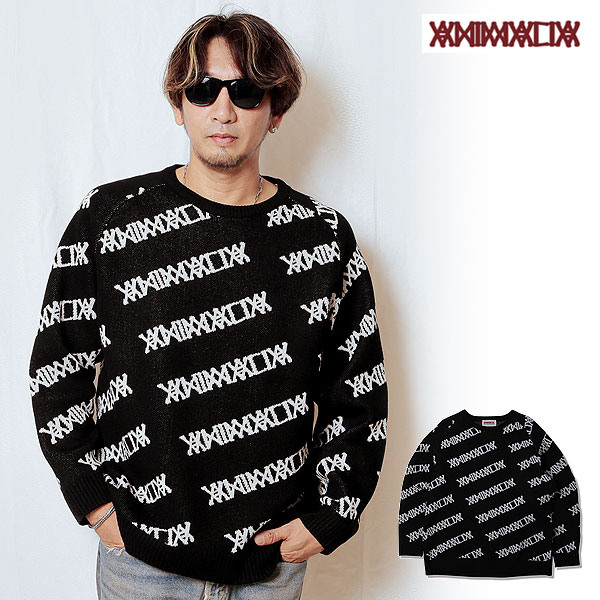 アニマリア ニット ANIMALIA PATTERNED ALL OVER CREW KNIT