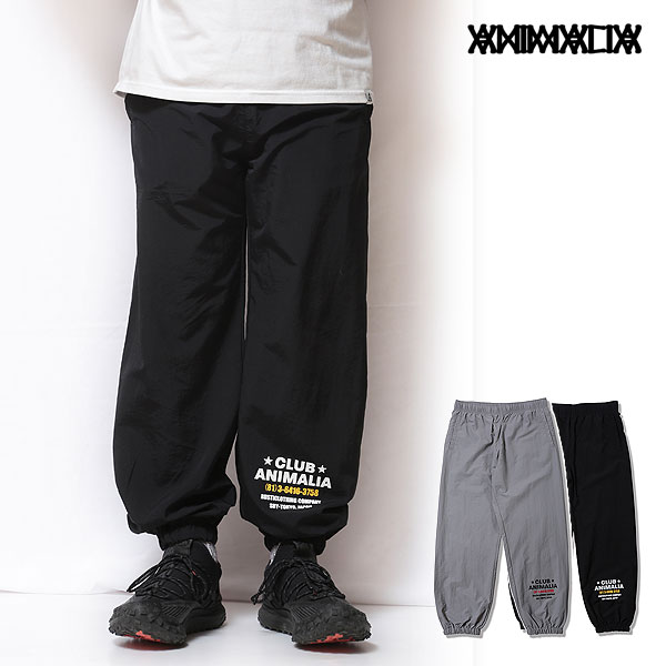 ANIMALIA アニマリア Easy Nylon Pants - CLUB ANIMALIA - パンツ atfpts ANIMALIA（アニマリア） パンツ ANIMALIA Easy Nylon Pants - CLUB