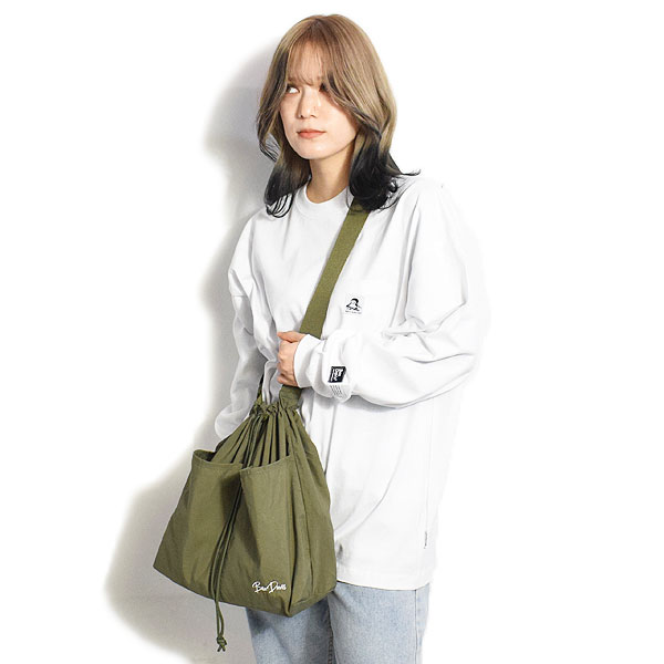 バッグ・カバンその他 DRAW STRING SHOULDER BAG SMALL BLACK Aeta Draw String One Shoulder Bag Small Black – Neighbour