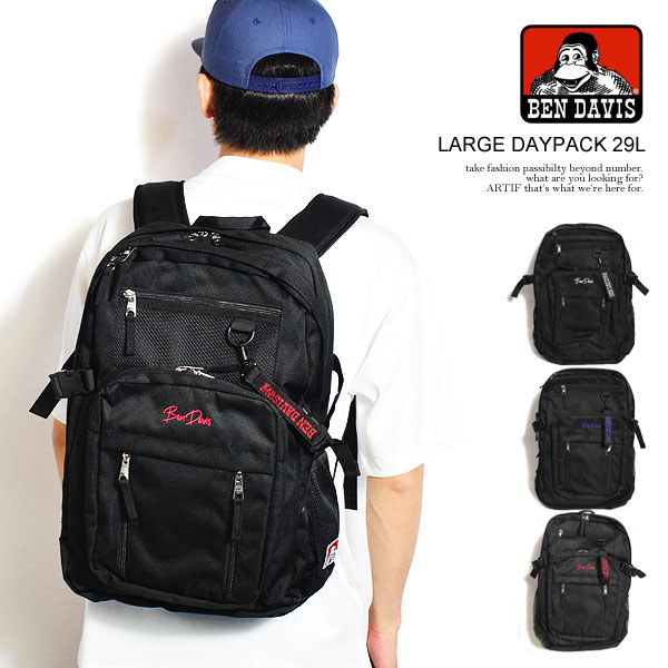 新品送料無料Ben Davis(ベンデイビス)リュック BDW-8411 黒/白 dショッピング |BEN DAVIS リュック 大容量 メンズ レディース