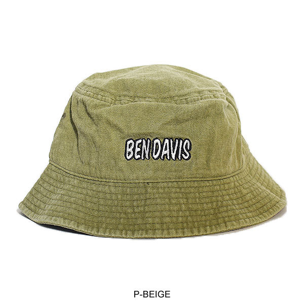 MARCHEN★Ben combi bucket hat バケットハット BEN DAVIS ベンデイビス バケットハット 帽子 TWILL BUCKET HAT