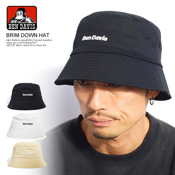 BEN DAVIS ベンデイビス バケットハット ハット BRIM DOWN HAT