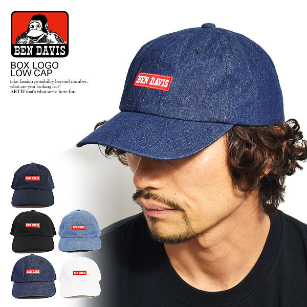 BEN DAVIS ベンデイビス キャップ BOX LOGO LOW CAP : ARTIF