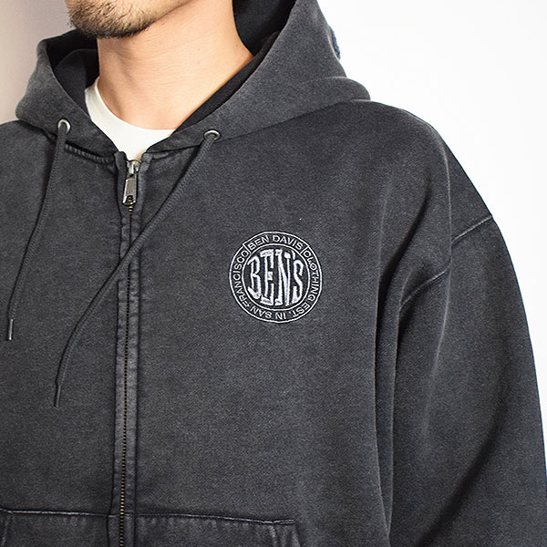 BEN DAVIS/WHITE LABEL ベンデイビス パーカー DAVIS HEAD LETTERED