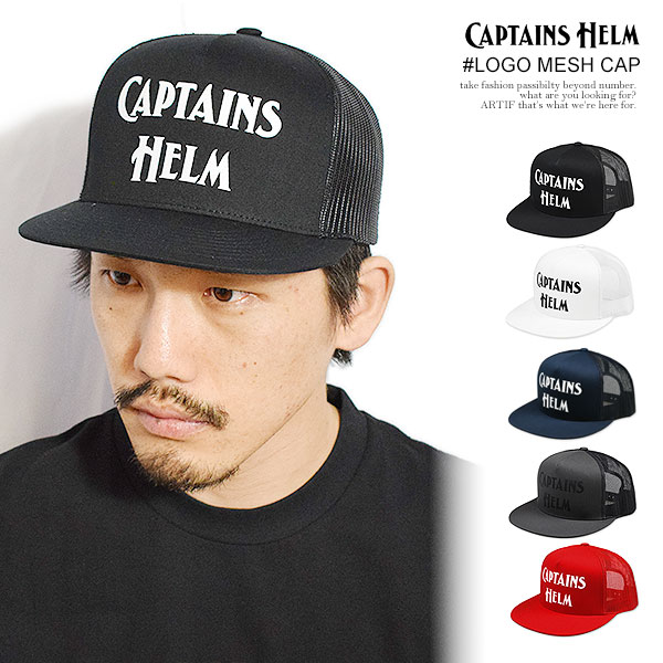 CAPTAINS HELM　キャプテンズヘルム　メッシュ　キャップ Captains Helm（キャプテンズヘルム） キャップ #LOGO MESH CAP メンズ