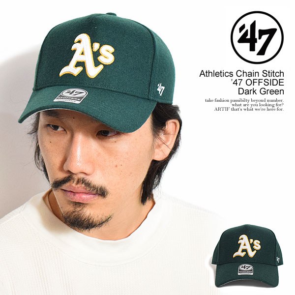 帽子 mantis 47 フォーティーセブン キャップ '47 Athletics Chain Stitch