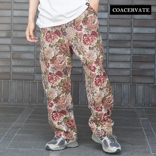 コアセルベート パンツ COACERVATE WIDE STRAIGHT BOTANICAL GOBELIN