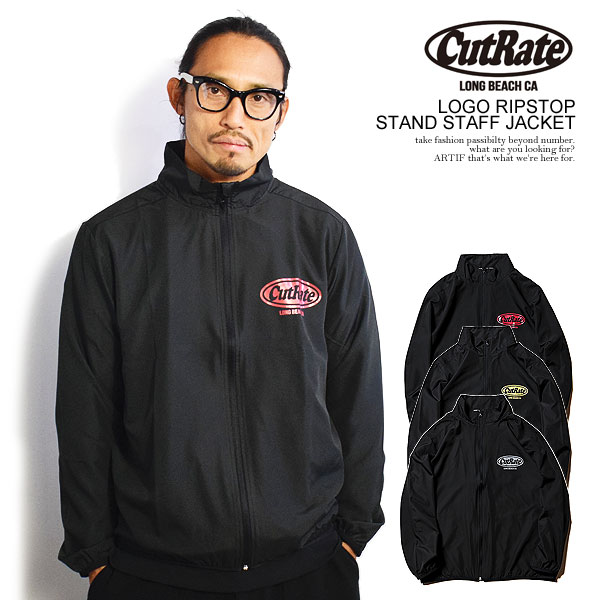 カットレイト ジャケット CUTRATE CUTRATE LOGO RIPSTOP STAND STAFF